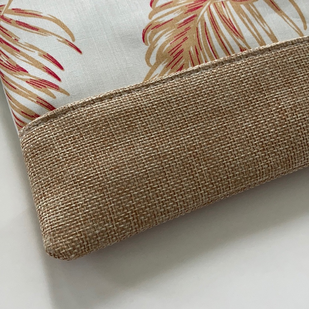 Monstera/Palm Leaf/Floral Print Wristlet/Cosmetic Bag - Picture 5 of 8